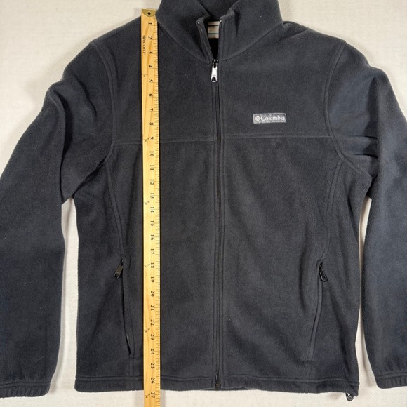 Columbia Mens Full Zip Fleece Jacket Black XM6354 Small - Picture 7 of 11